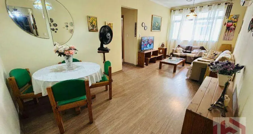 Apartamento com 2 dormitórios à venda, 77 m² por r$ 750.000,00 - aparecida - santos/sp