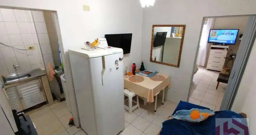 Kitnet com 1 dormitório à venda, 36 m² por R$ 215.000 - Centro - São Vicente/SP