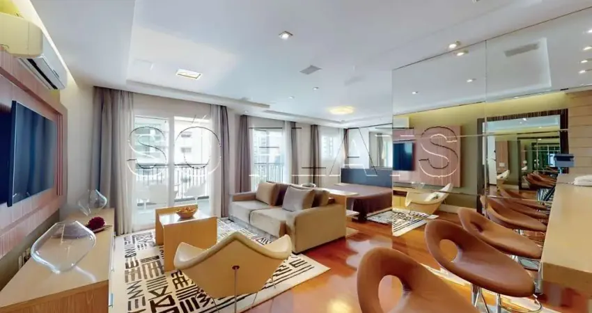 Flat Diogo Home disponível para venda com 76m², 01 dorm e 02 vagas de garagem