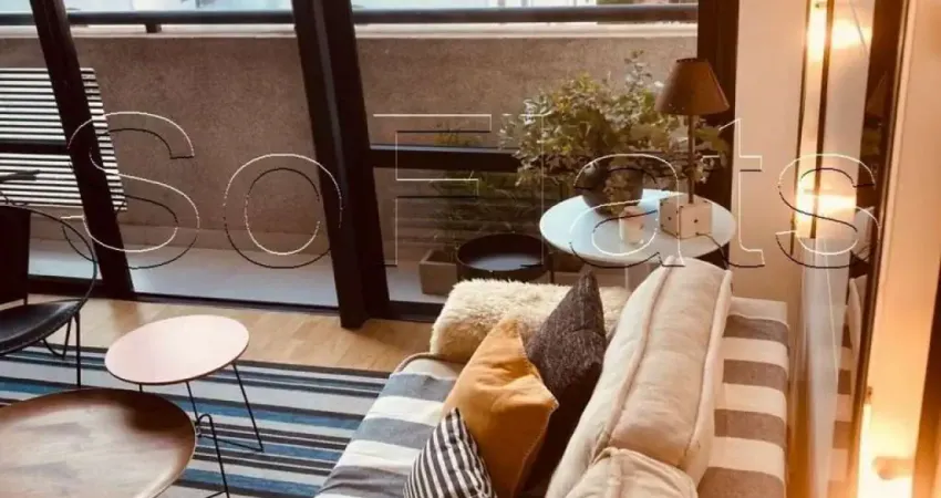 Flat no urbano duplex disponível para locação, 46m² contendo 1 dormitório e 1 vaga de garagem.