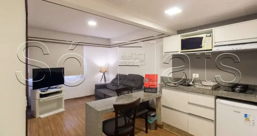Studio le premier 32m² 1 dormitório 1 vaga para locação no jardim paulista.