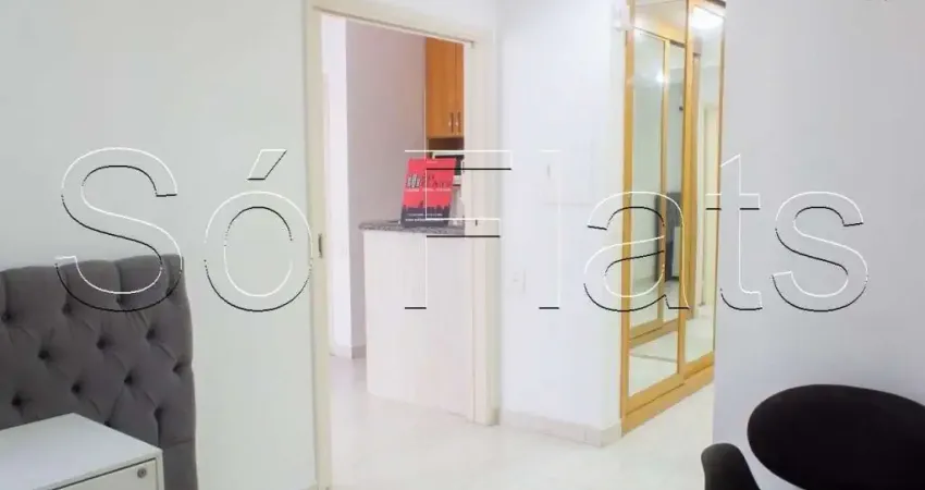 Apartamento saint peter no jardins para locação 45m², 1 dormitório e 1 vaga.