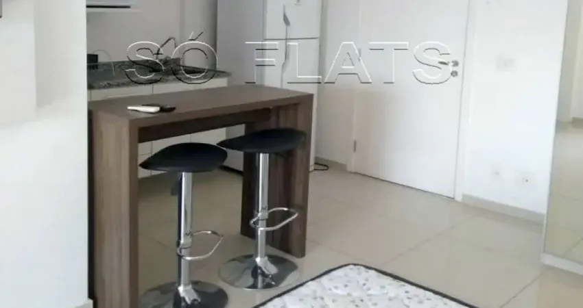 Studio residencial pascal campo belo para locação com 34m², 1 dorm e 1 vaga.