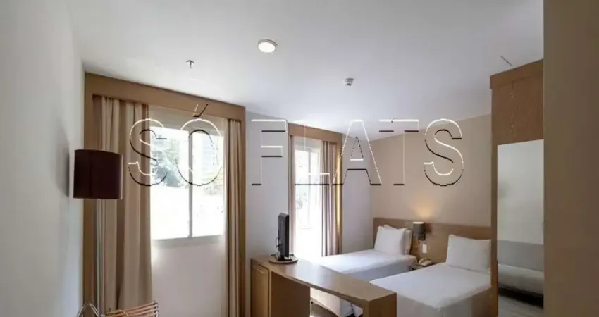 Apto no Wyndham SP Paulista com 32m², 1 dormitório e 1 vaga, disponível para locação.