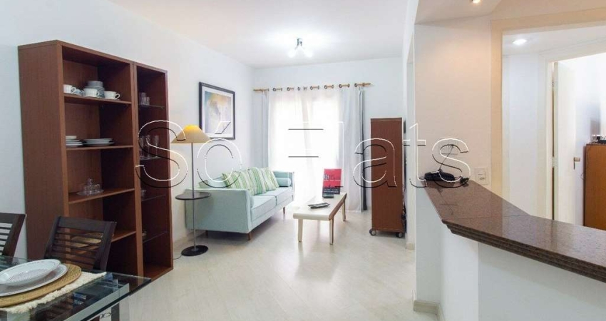 Contemporâneo para locação com 43m², 1 dormitório e 1 vaga de garagem.