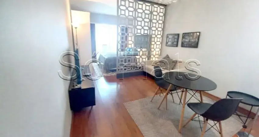 Flat no sol alphaville contendo 30m², 1 dormitório e 1 vaga de garagem disponível para locação