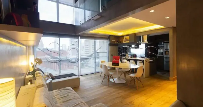 Blue loft duplex na vila nova conceição com 2 dorm e 2 vagas disponível locação
