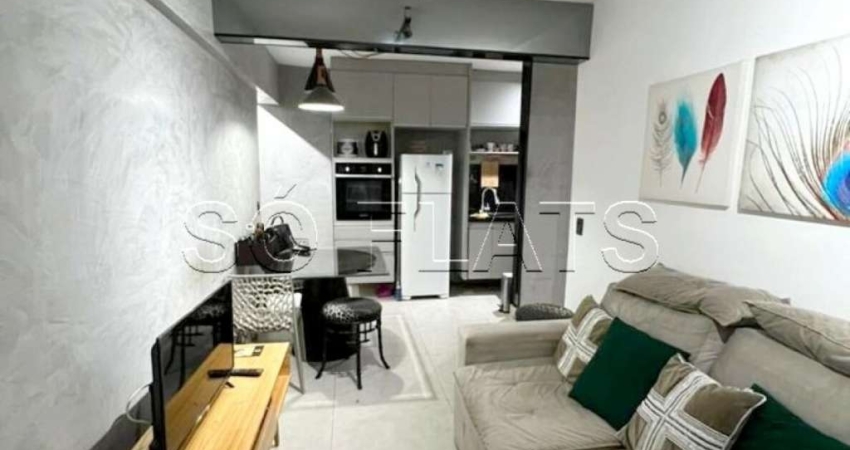 Flat São Paulo Suíte Service  com 38m² e 01 vaga de garagem para locação