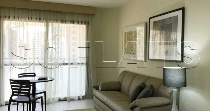 Flat Paulista Wall Street disponível para venda com 49m², 01 dorm e 01 vaga