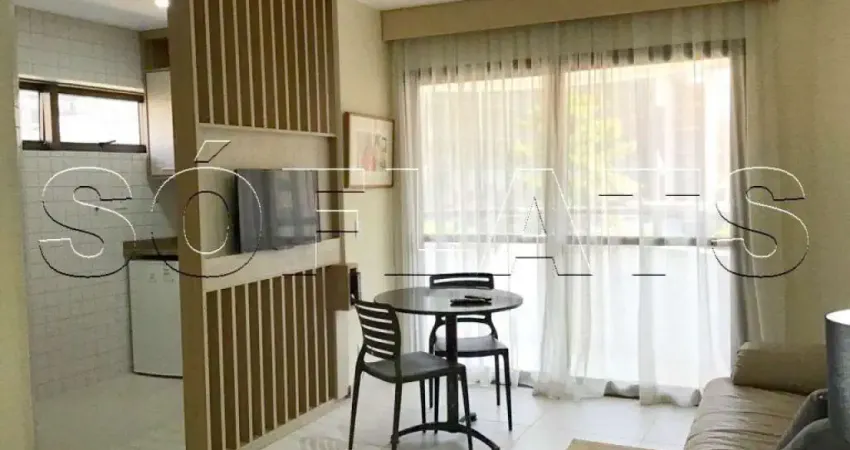 Flat Paulista Wall Street disponível para venda com 49m², 01 dorm e 01 vaga