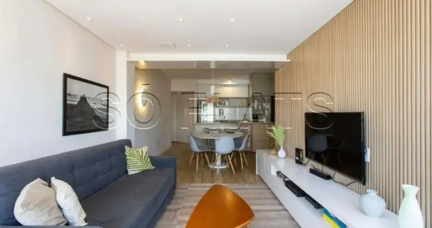 Lindo flat de luxo na Juscelino Kubitschek com 80m² e 1 dorms disponível locação
