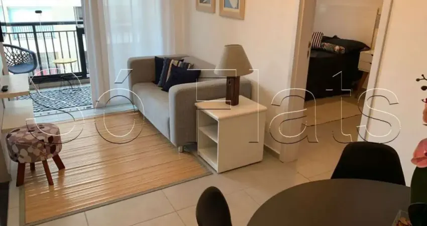 Lindo flat disponível locação com 50m² em Alphaville fácil acesso a cidade de SP
