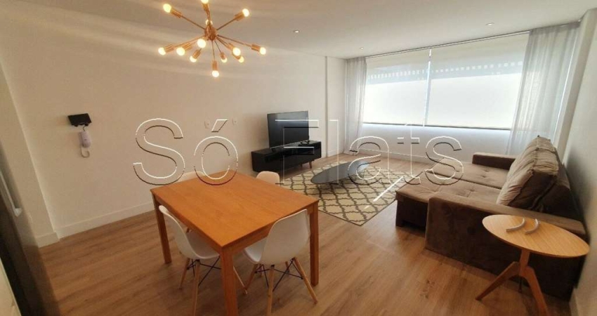 Studio no Residencial Pamplona para locação contendo 1 dormitório e 57m² no coração da Av Paulista.