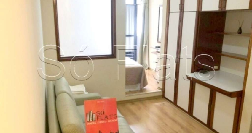 Flat Poeta Drummond  27m², 1 dormitório e 1 vaga de garagem no Jardim Paulista
