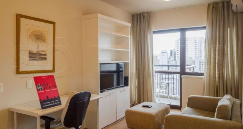 Flat disponível locação no Itaim Bibi com excelente localização no Grand Mercure Itaim