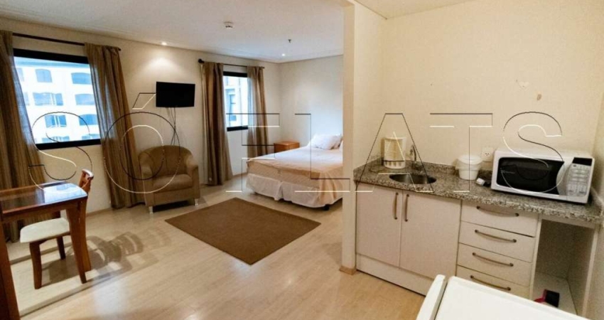 Flat disponível locação no Melia Jardim Europa 30m² 1 dorm e 1 vaga de garagem