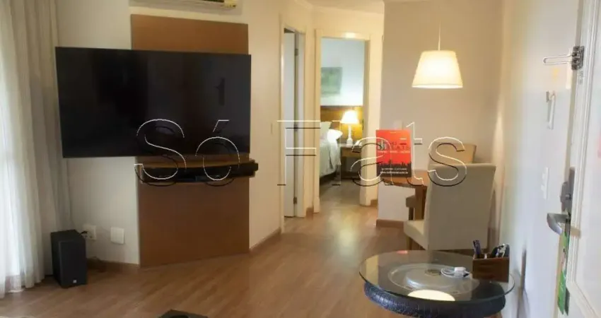 Flat disponível locação na Vila Olímpia com 2 dormitórios próximo da Av Bandeirantes