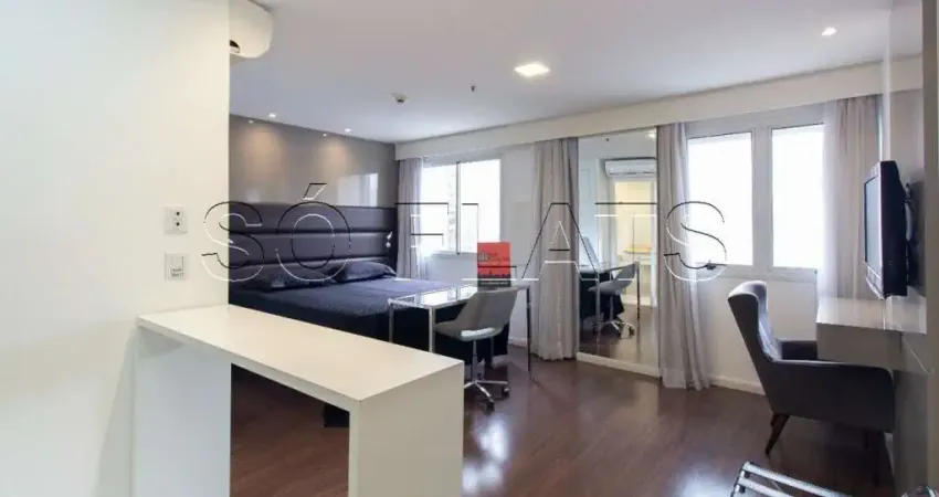 Flat na Olímpia disponível locação na Vila Olímpia próximo a Avenida Faria Lima.