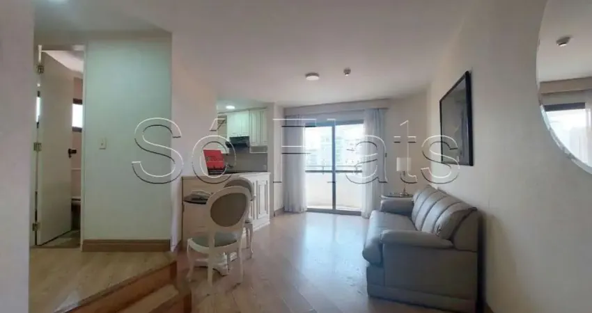 Ótimo flat no Jardim Paulista, próximo a Paulista, disponível para locação.