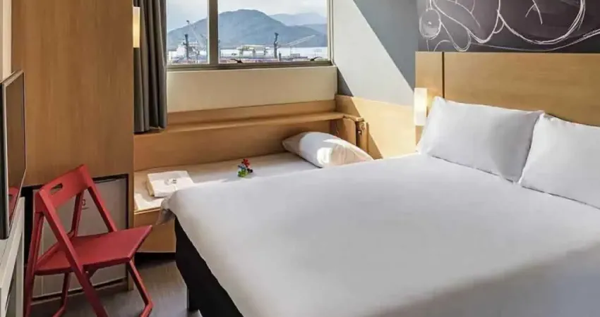 Flat Ibis Santos Valongo disponível para venda com 19m², 01 dorm