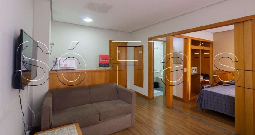 Flat no Jardim Paulista próximo a Avenida 9 de Julho disponível para locação