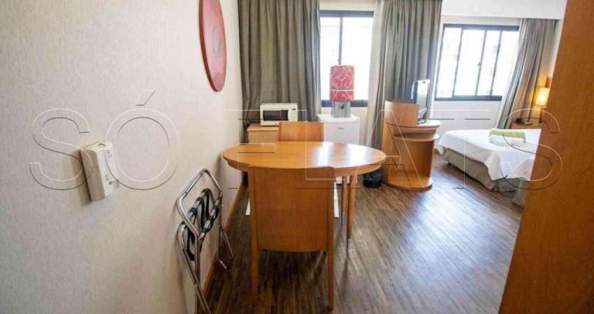 Flat Slaviero Moema 26m² 1 dormitório 1 vaga de garagem, disponível para locação.