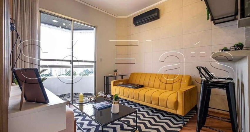 Royal Ibirapuera Park, flat disponível para locação contendo 42m², 01 dormitório e 01 vaga.
