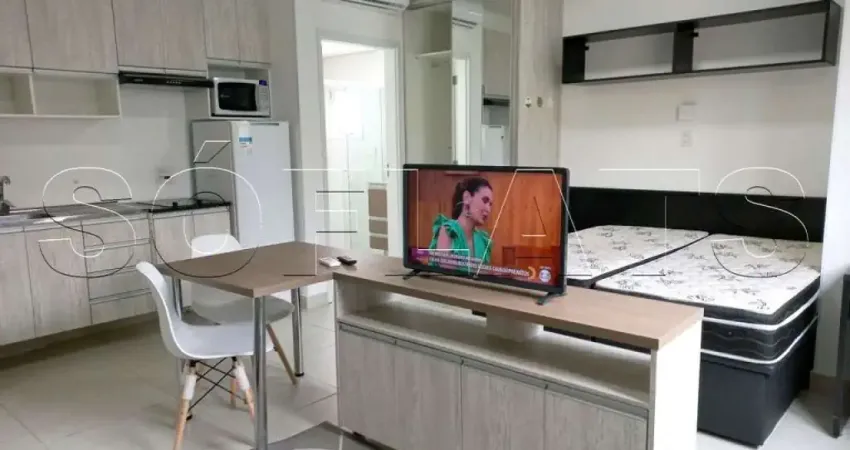 Lindo flat disponível para locação no atrium augusta 1 dormitório e 1 vaga de garagem