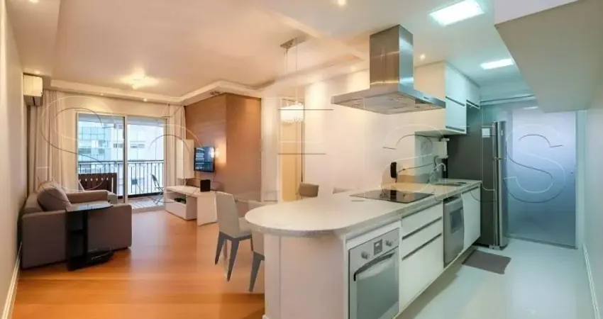 Flat disponível para locação no diogo home contendo 78m², 2 dormitórios e 2 vagas de garagem.