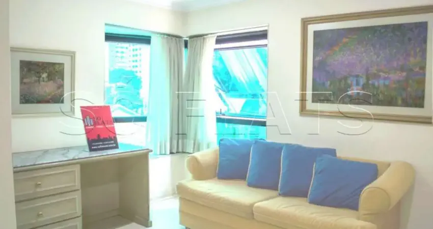 Apartamento com a melhor localização dos jardins totalmente mobiliado.