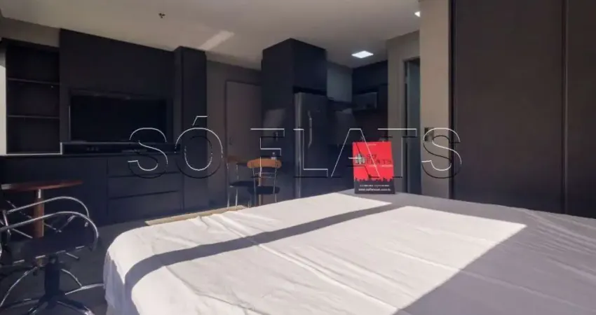 Flat Transamerica Jardins, disponível para venda com 42m², 02 dorms e 01 vaga