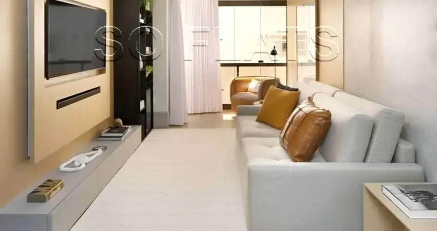 Flat central park para venda com 44m², 01 dormitório e 01 vaga de garagem