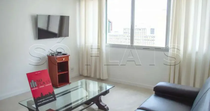 Apartamento totalmente mobiliado à venda em Higienópolis.