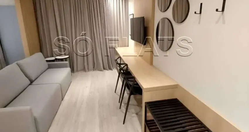 Flat Transamerica Jardins disponível para venda com 28m², 01 dorm e 01 vaga de garagem