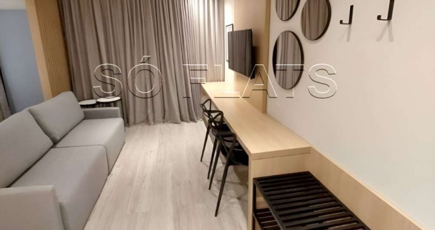 Flat Transamerica Jardins disponível para venda com 28m², 01 dorm e 01 vaga de garagem