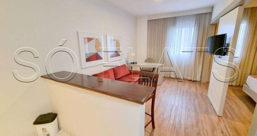Apartamento mobiliado disponível para venda com 39m² e 01 vaga de garagem