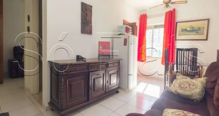 Flat no são paulo suíte service disponível para locação 40m², 1 dormitório e 1 vaga, sem burocracia.