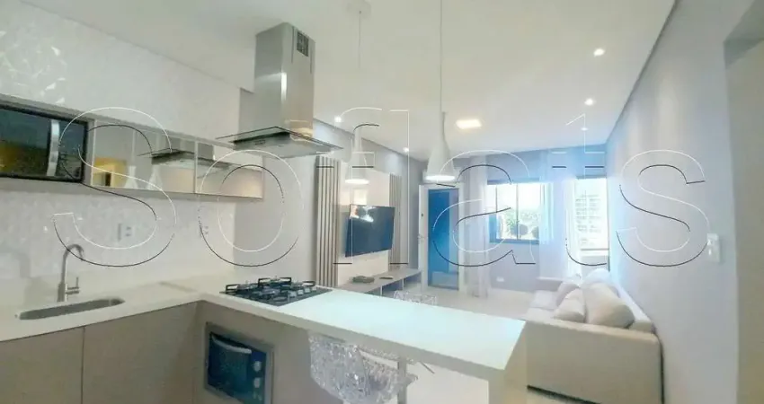 Apartamento disponível para locação no le bougainville, 51m², 1 dormitório e 1 vaga.