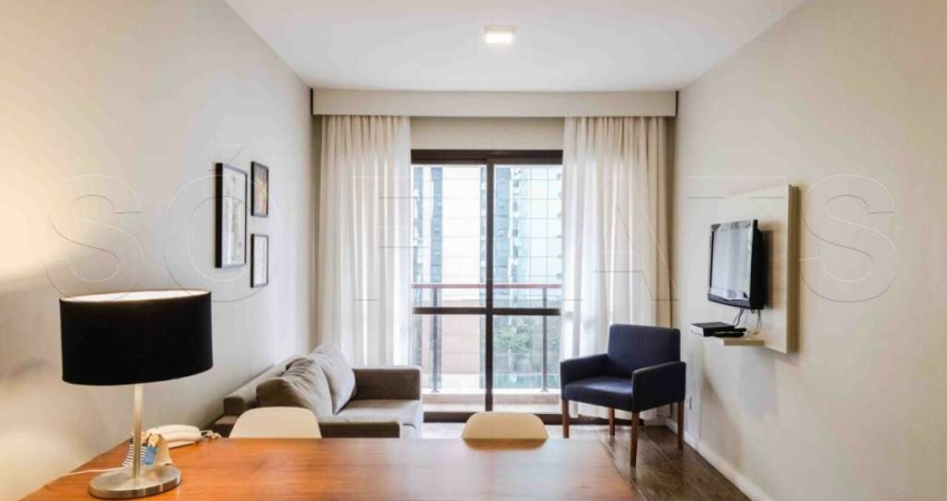 Flat disponível para locação próximo a Avenida Paulista, Masp, Metrô Trianon com entrada imediata.