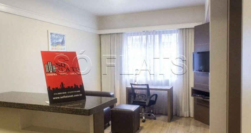 Flat New Citi com 1 dorm disponível locação próximo da Avenida Nove de Julho