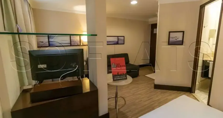 Flat Transamérica International Plaza disponível para venda com 40m², 02 dorms e 01 vaga de garagem