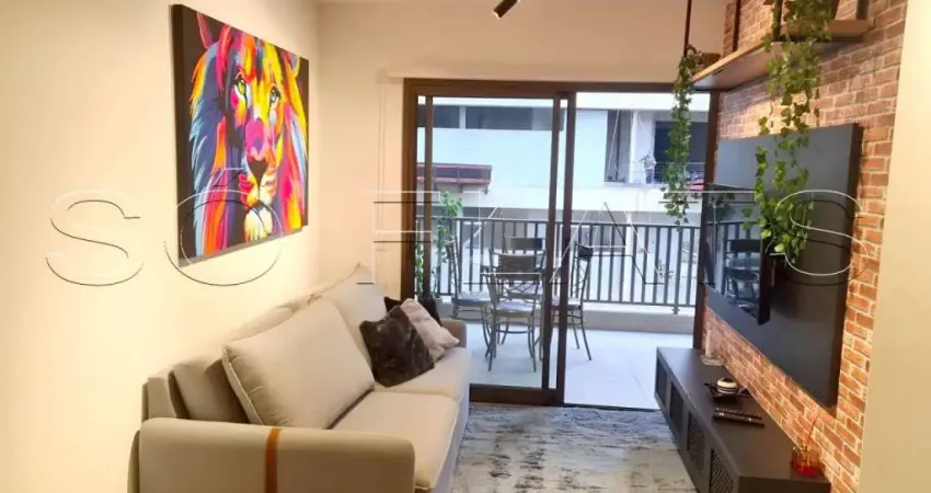 Apartamento disponível para locação na Vila Madalena contendo 69m², 2 dormitórios e 2 vagas.