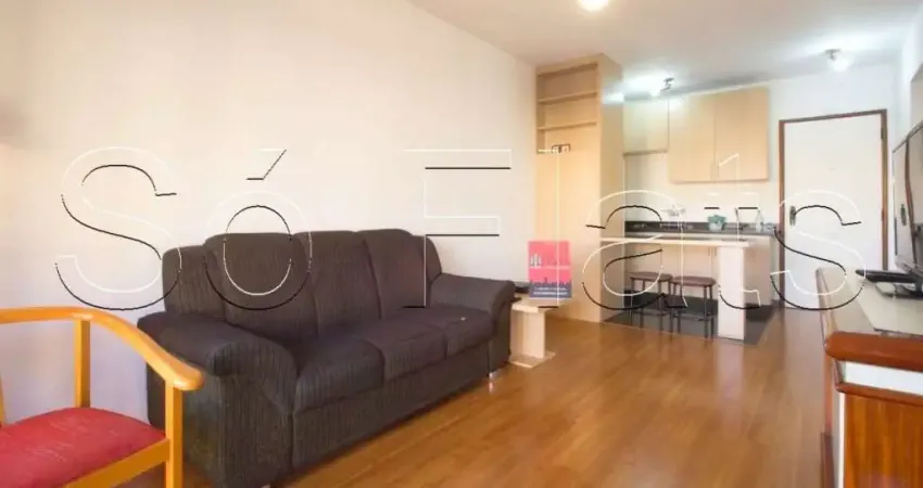 Apartamento disponível locação no the plaza com 1 dormitório com excelente localização no jardins