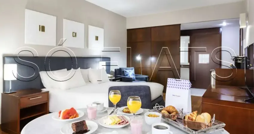 Flat Mercure Grand Plaza Paulista, disponível para venda com 40m², 01 dorm e 01 vaga