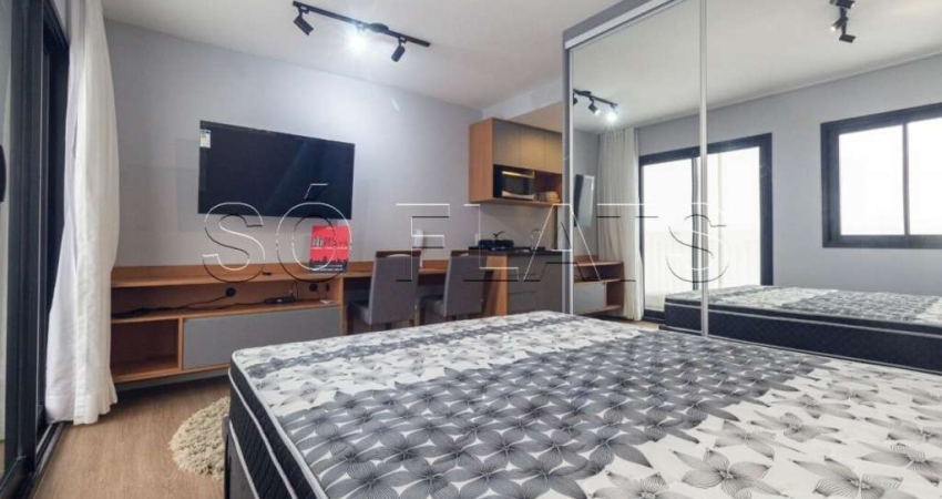 Flat com 1 quarto à venda na Avenida dos Carinás, 301, Moema, São Paulo