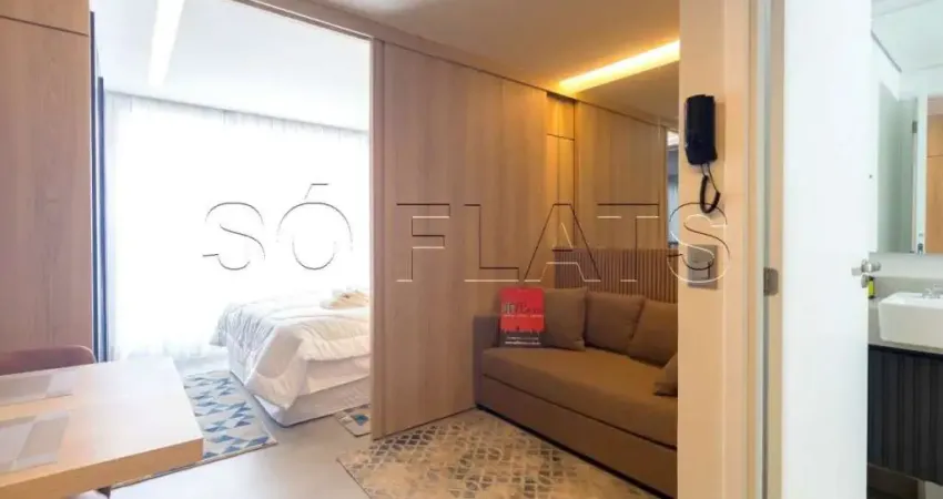 Flat no residencial hit itaim disponível para locação muito bem localizado próx da av santo amaro.