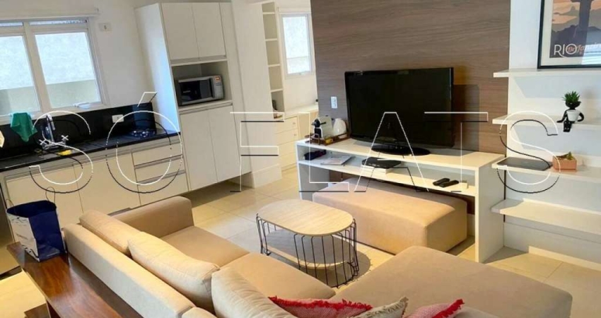 Flat disponível para locação no Loft JCP no Itaim Bibi próximo do Aeroporto de Congonhas.