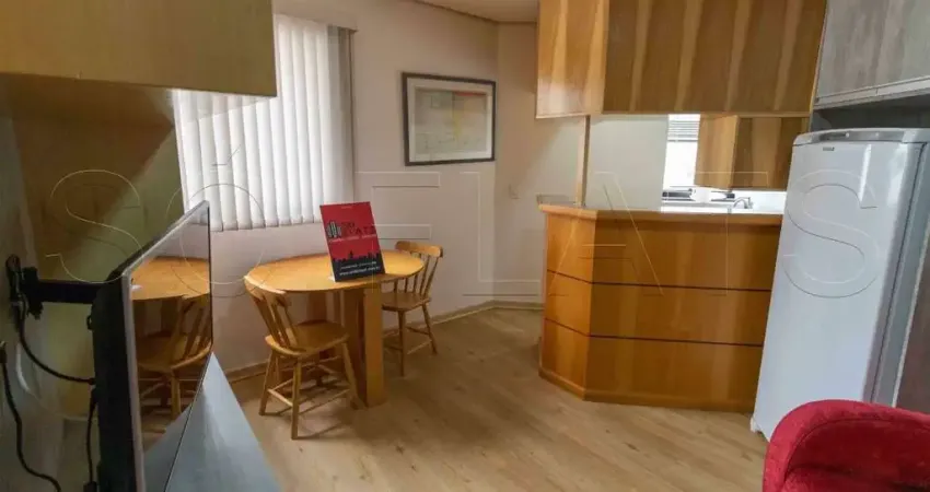 Flat mobiliado no Jardim Paulista 31m² 1 suíte 1 vaga Hampton Park na Alameda Campinas