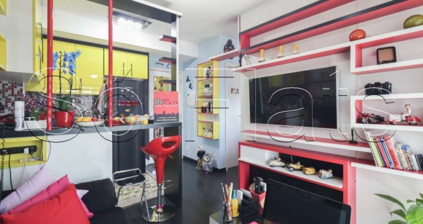 Studio disponível para locação com 1x dormitório na Chácara Santo Antônio totalmente reformado.