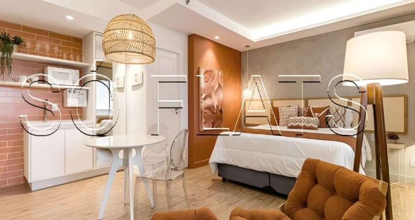 Flat The World disponível para venda com 30m², 01 dormitório e 01 vaga de garagem
